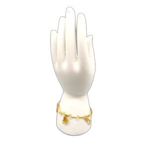 14KT YELLOW GOLD 9.20G 7.25" OCEAN LIFE CHARM BRACELET	(140399-8)